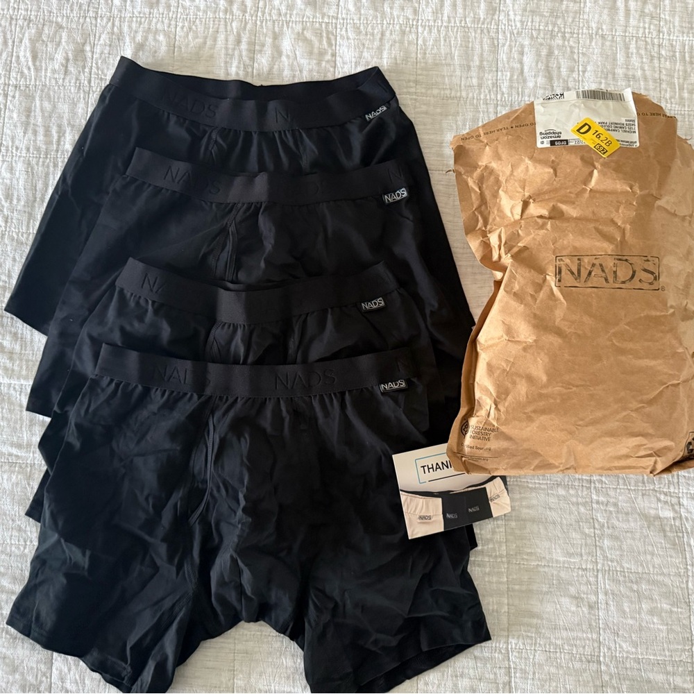 Men's Classic Black Boxer Briefs